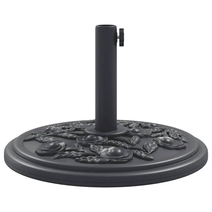 Base de parasol pour mâts Ø38 / 48 mm 12 kg rond - 5