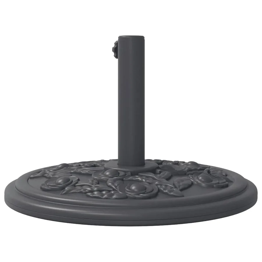 Base de parasol pour mâts Ø38 / 48 mm 12 kg rond - 6