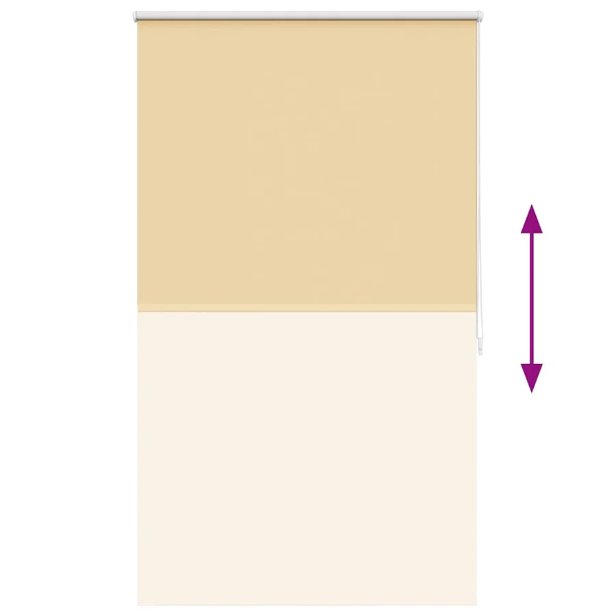 Store enrouleur occultant 104,4 x 175 cm, largeur du tissu 100 cm, beige - 9