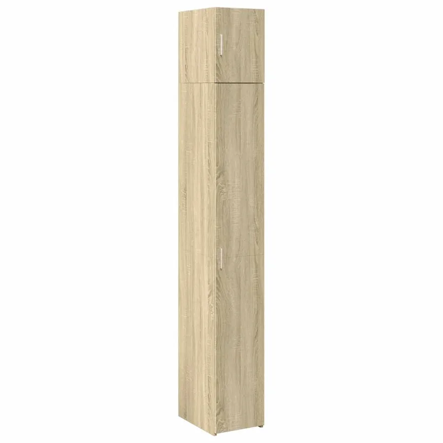 Armoire de rangement mince chêne sonoma 30x42,5x225 cm - 2