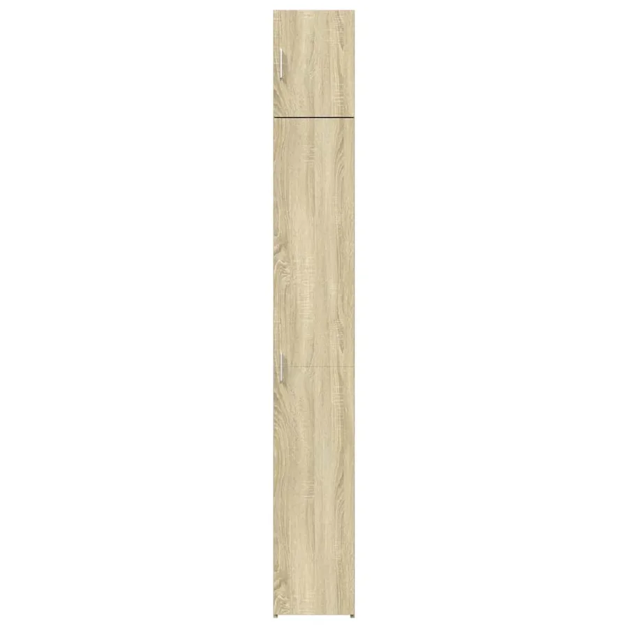 Armoire de rangement mince chêne sonoma 30x42,5x225 cm - 4