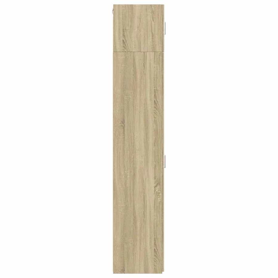 Armoire de rangement mince chêne sonoma 30x42,5x225 cm - 7