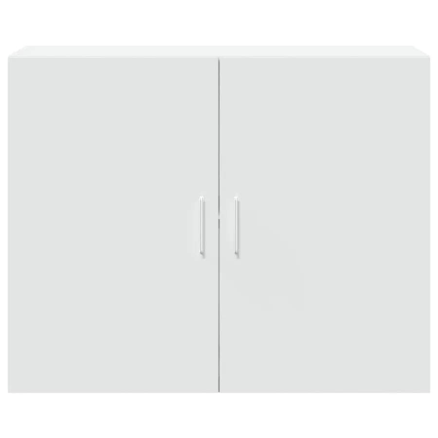 Armoire murale blanc 80x42,5x64 cm bois d'ingénierie - 4