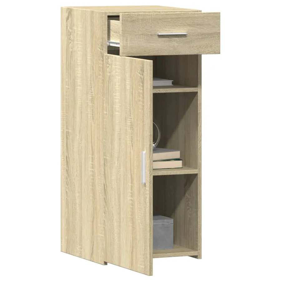 Buffet chêne sonoma 40x42,5x93 cm bois d'ingénierie - 3