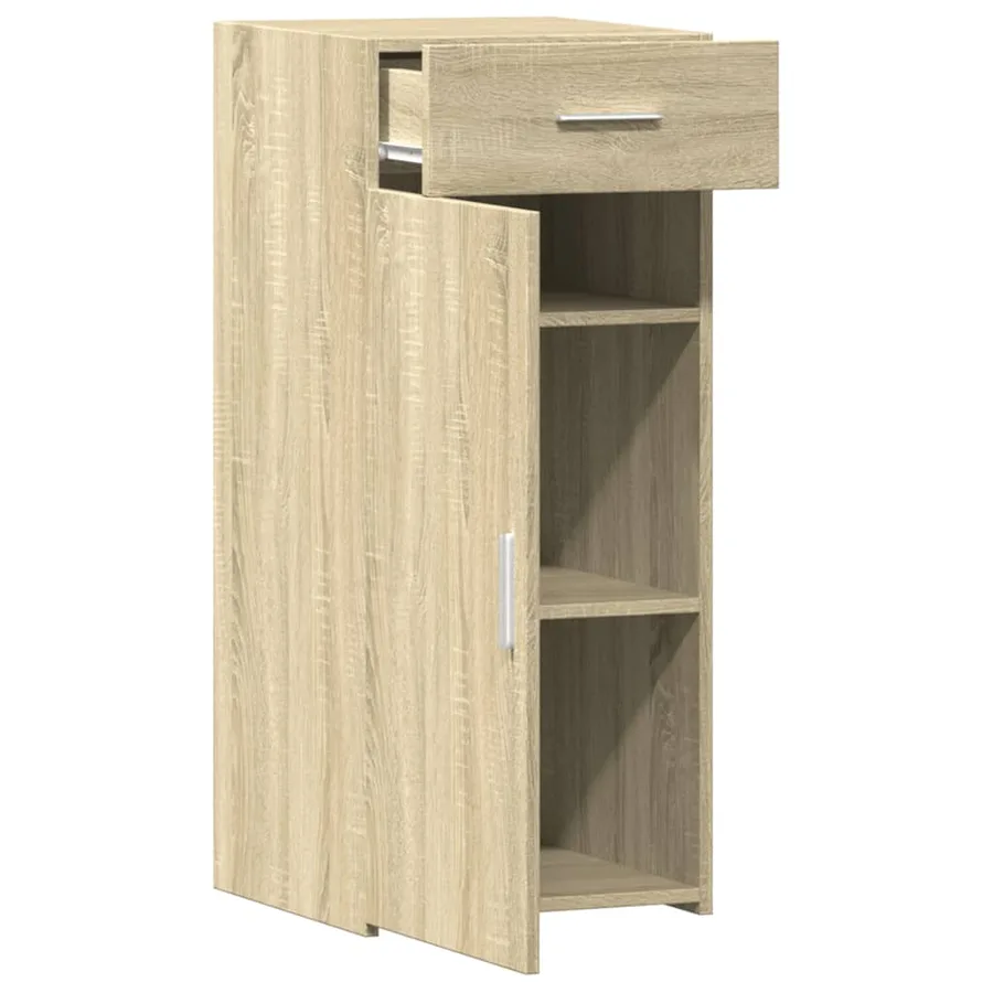 Buffet chêne sonoma 40x42,5x93 cm bois d'ingénierie - 8