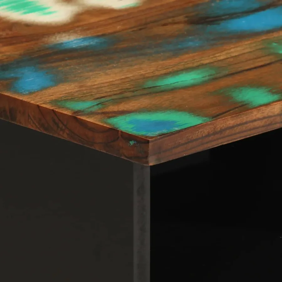 Tables de chevet 2 pcs 40x34x46 cm bois massif de récupération - 7