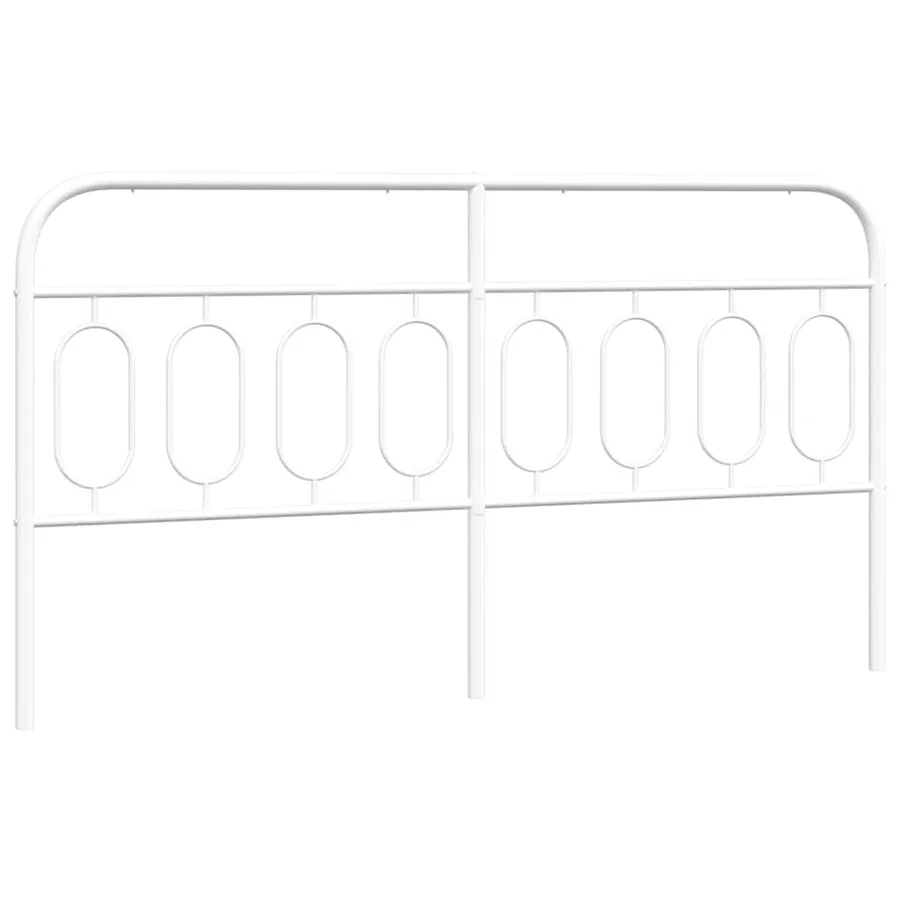 Tête de lit de remplacement métal blanc 160 cm - 2