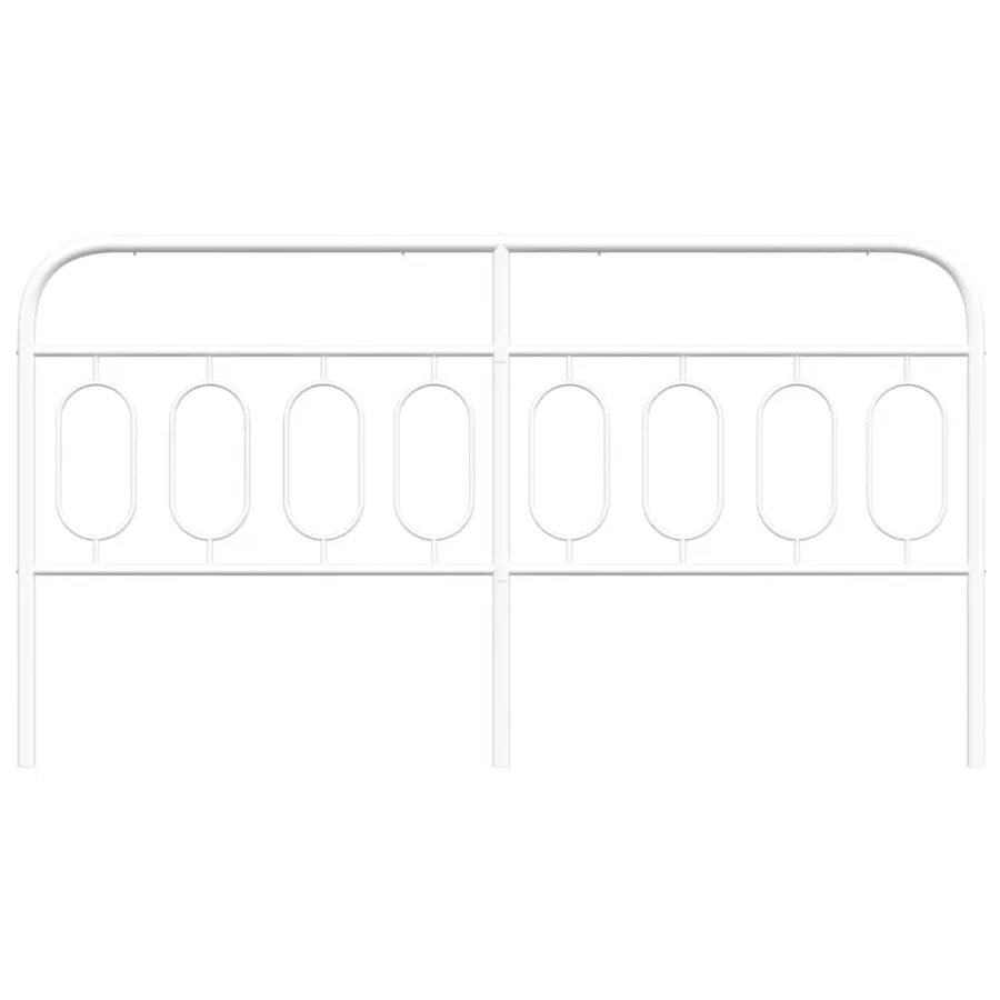 Tête de lit de remplacement métal blanc 160 cm - 4