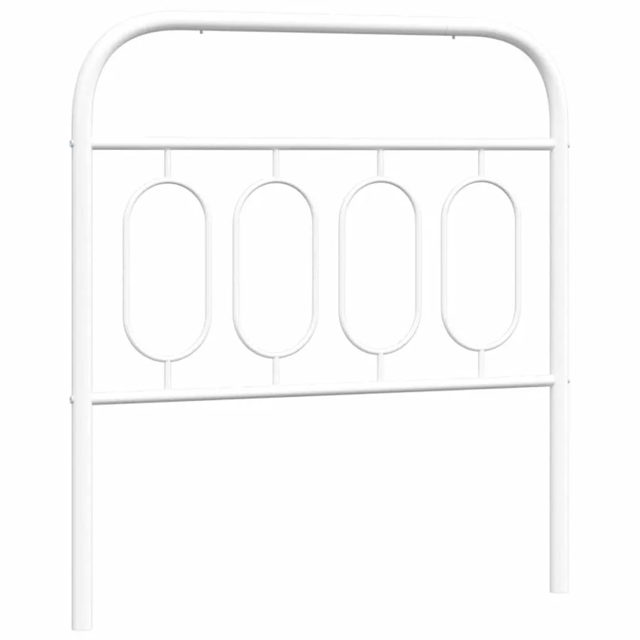 Tête de lit de remplacement métal blanc 80 cm - 2