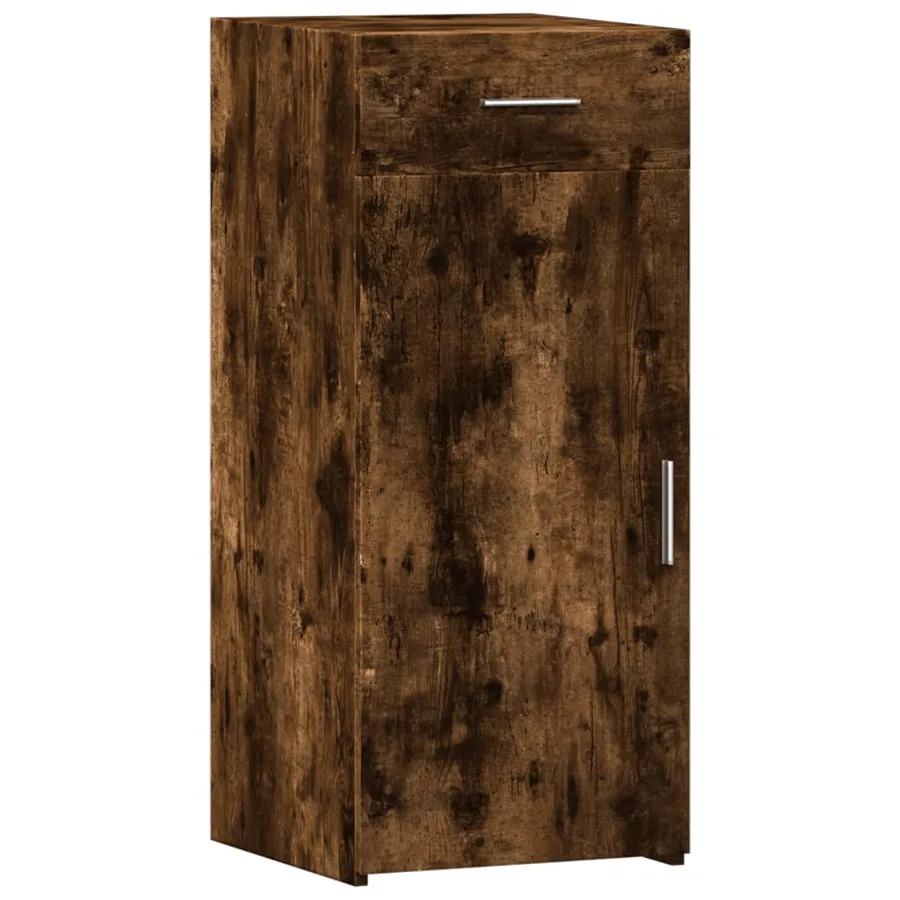 Buffet chêne fumé 40x42,5x93 cm bois d'ingénierie - 2