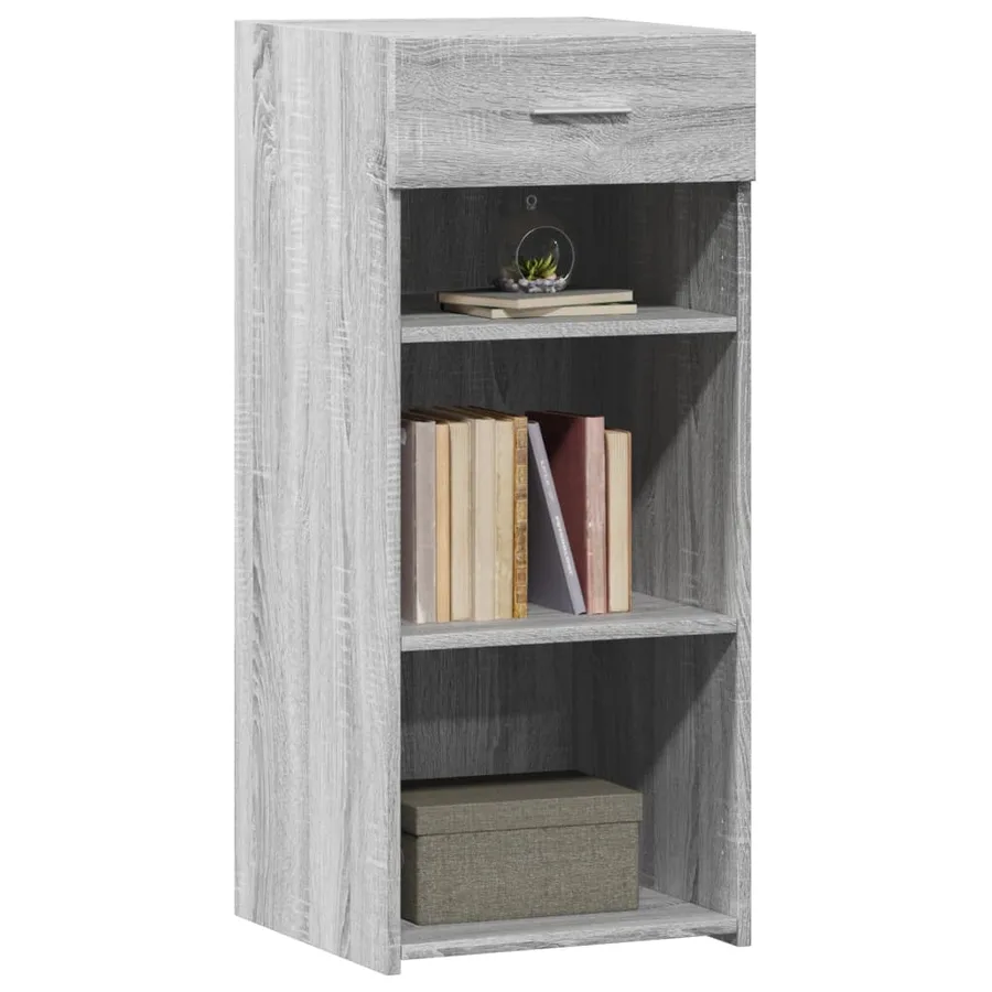 Buffet sonoma gris 40x42,5x93 cm bois d'ingénierie - 3