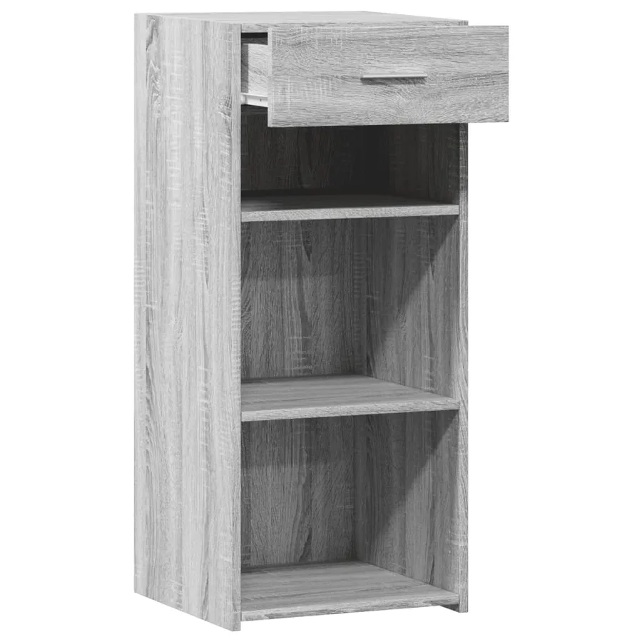 Buffet sonoma gris 40x42,5x93 cm bois d'ingénierie - 7