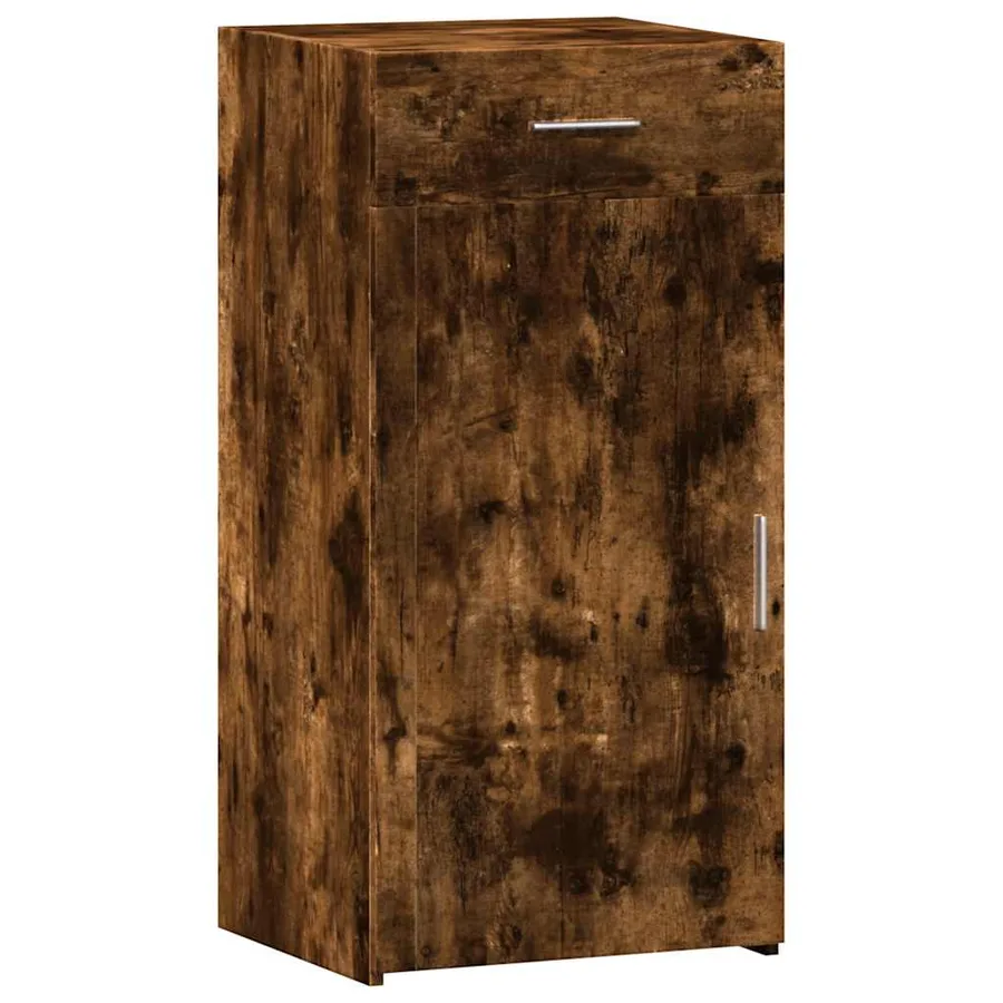 Buffet chêne fumé 45x42,5x93 cm bois d'ingénierie - 2