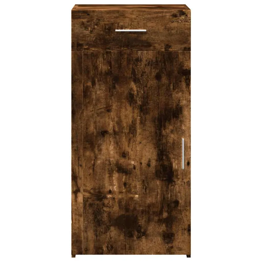 Buffet chêne fumé 45x42,5x93 cm bois d'ingénierie - 4