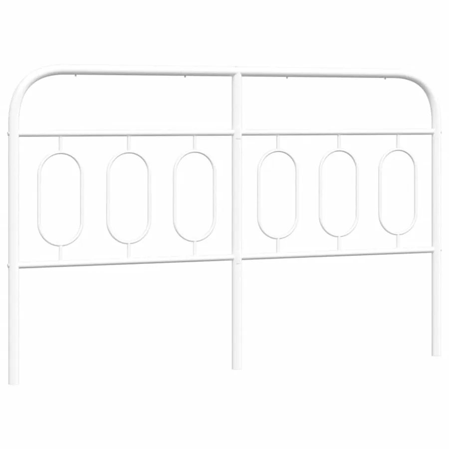 Tête de lit de remplacement métal blanc 137 cm - 2
