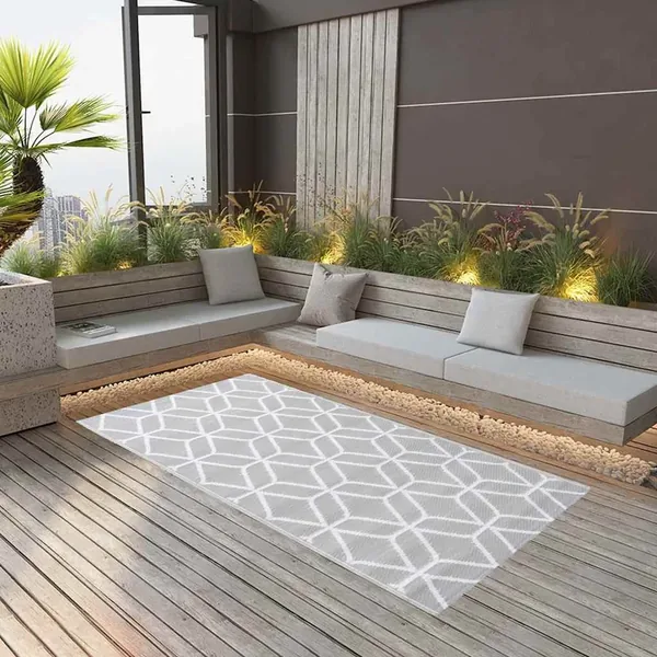 Tapis d'extérieur ARAKIL Gris 190x290 cm PP