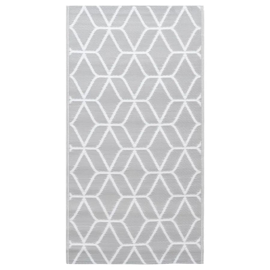 Tapis d'extérieur ARAKIL Gris 190x290 cm PP - 2