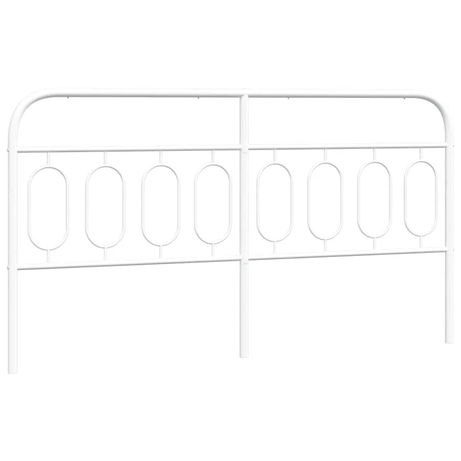 Tête de lit de remplacement métal blanc 193 cm - 2