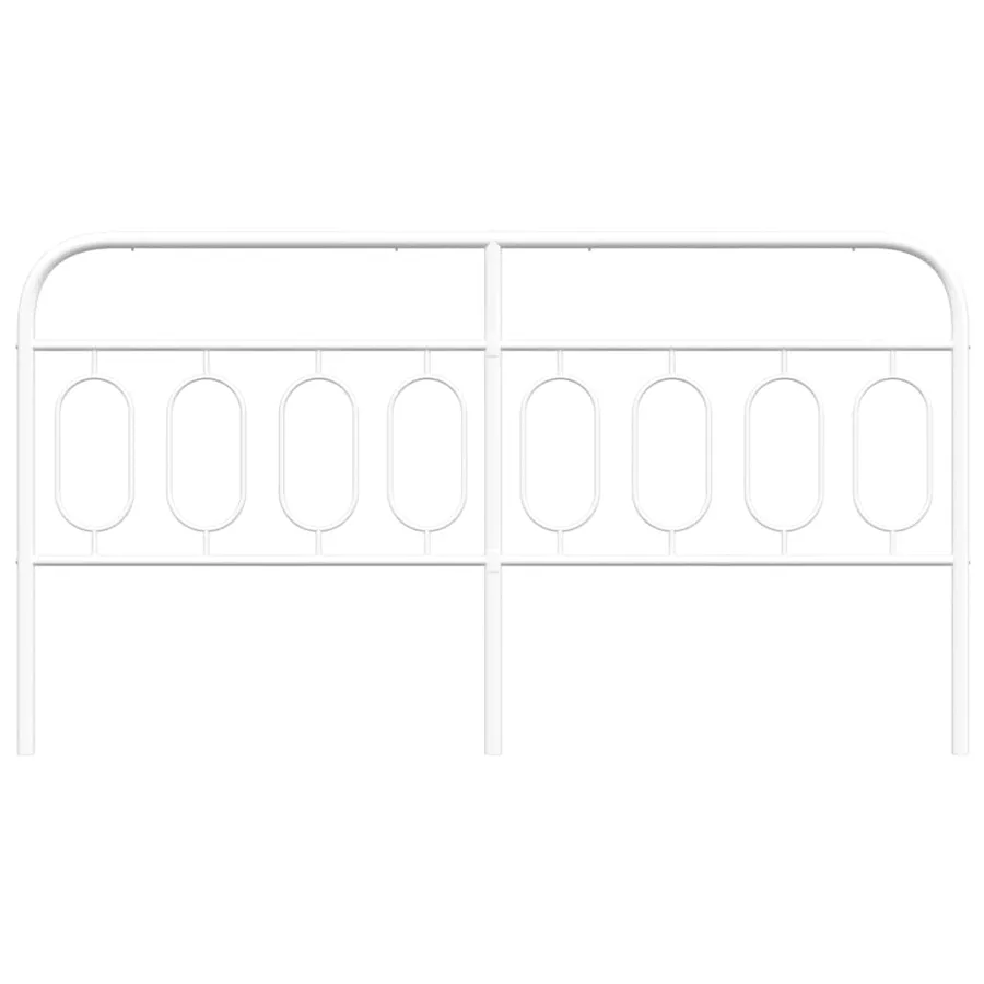 Tête de lit de remplacement métal blanc 193 cm - 4