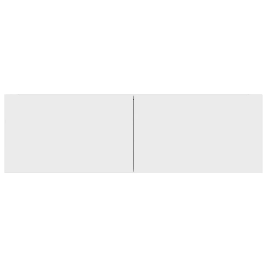 Meubles TV 3 pcs Blanc Bois d'ingénierie - 4