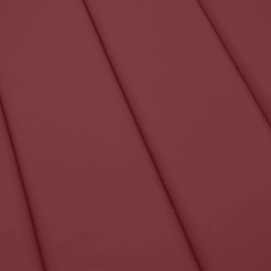 Coussin de chaise longue rouge bordeaux mélangé 200x60x4 cm - 7
