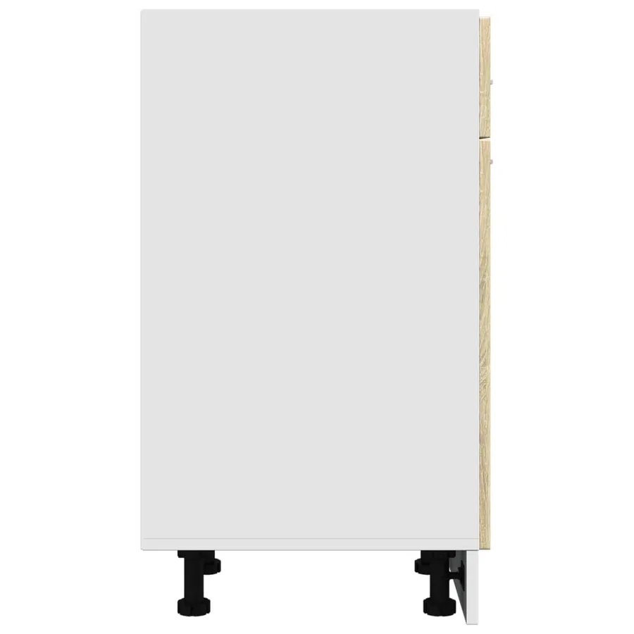 Armoire à tiroirs inférieure "Lyon" Chêne Sonoma 40 x 46 x 81,5 cm Bois d'ingénierie - 7