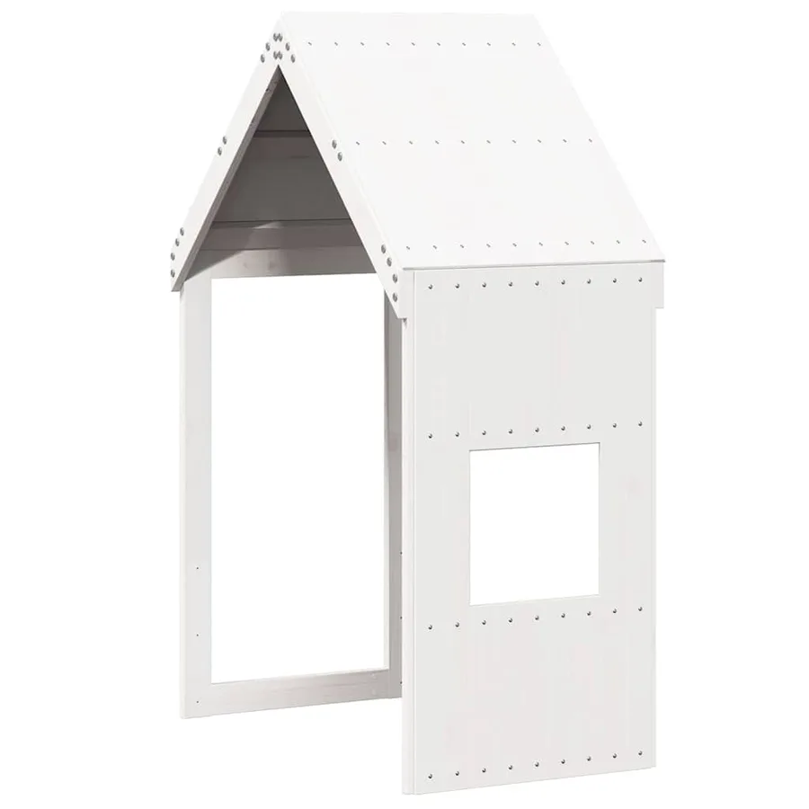 Toit de lit pour enfants blanc 55x84x132 cm bois de pin massif - 2