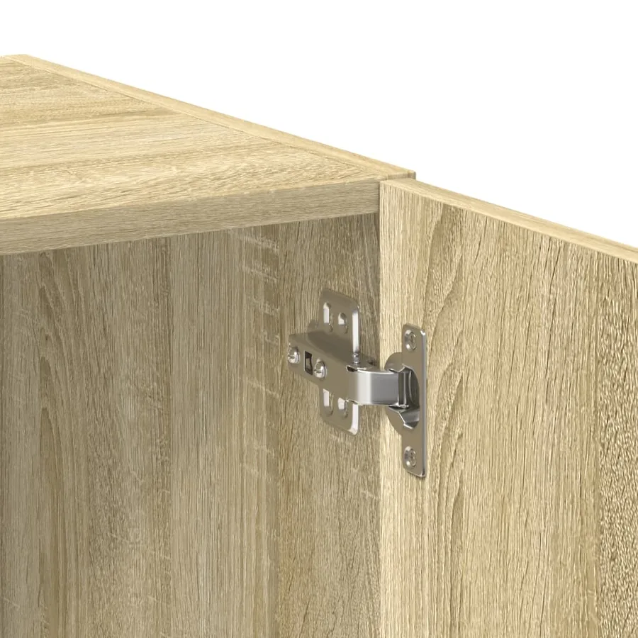 Armoire de rangement chêne sonoma 80x42,5x225 cm - 11