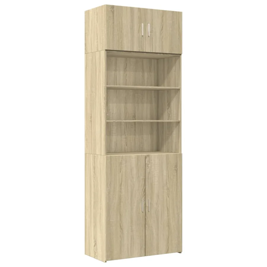 Armoire de rangement chêne sonoma 80x42,5x225 cm - 2