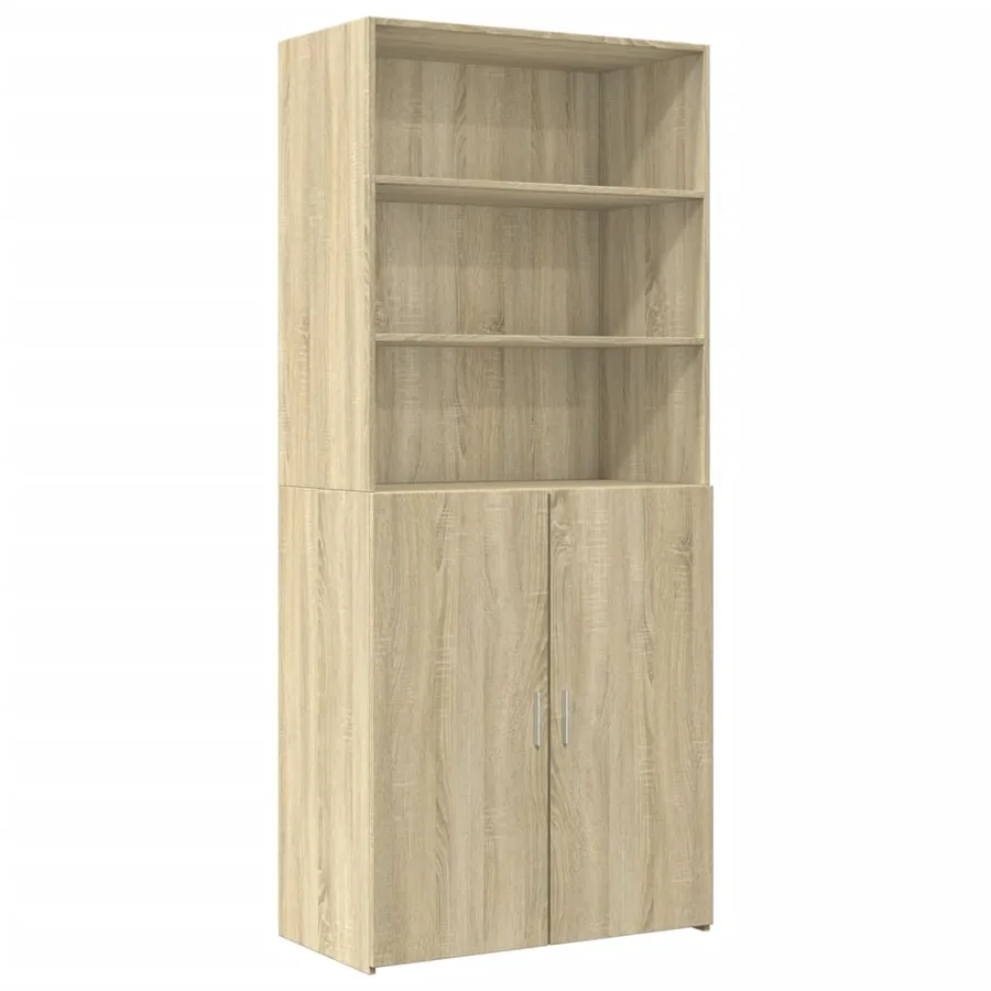 Armoire de rangement chêne sonoma 80x42,5x225 cm - 6
