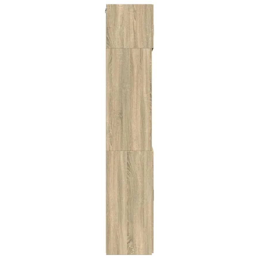 Armoire de rangement chêne sonoma 80x42,5x225 cm - 7