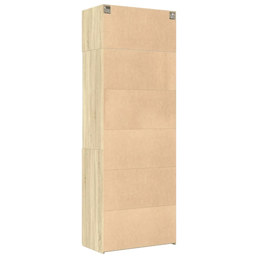 Armoire de rangement chêne sonoma 80x42,5x225 cm - 8