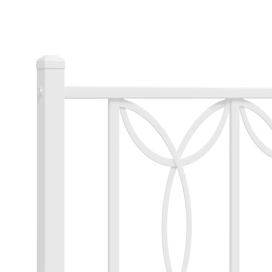 Tête de lit de remplacement métal blanc 180 cm - 5