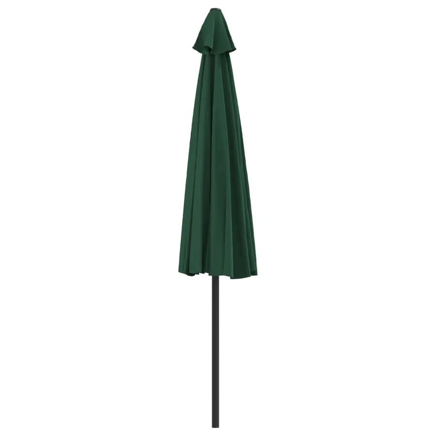Parasol de balcon avec mât en aluminium Vert 300x155 cm Demi - 5