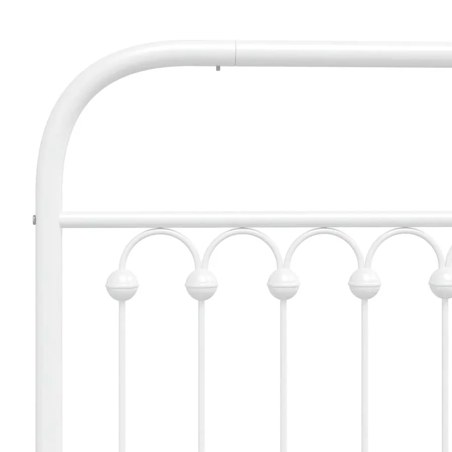 Tête de lit de remplacement métal blanc 180 cm - 4