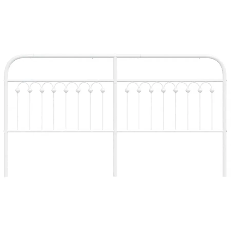 Tête de lit de remplacement métal blanc 180 cm - 5