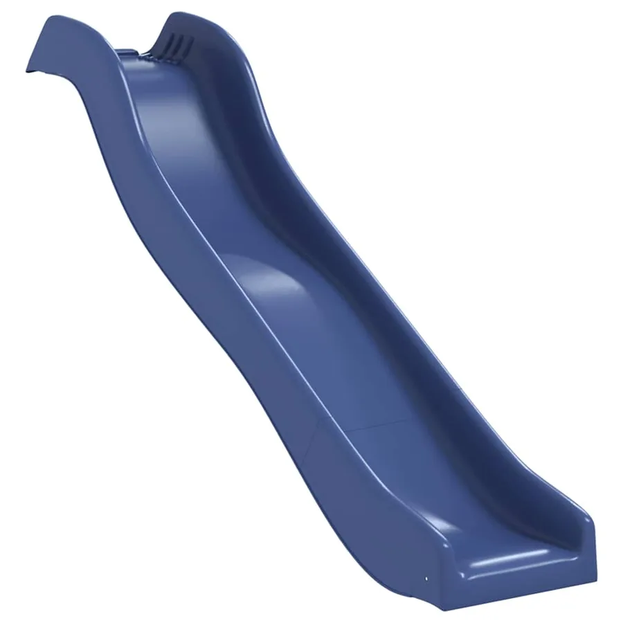 Toboggan/balançoires pour maisonnette de jeu bleu polypropylène - 4