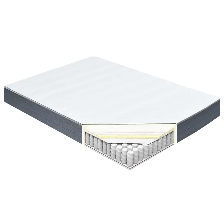 Matelas de sommier tapissier fermeté moyenne 200x160x20 cm - 5