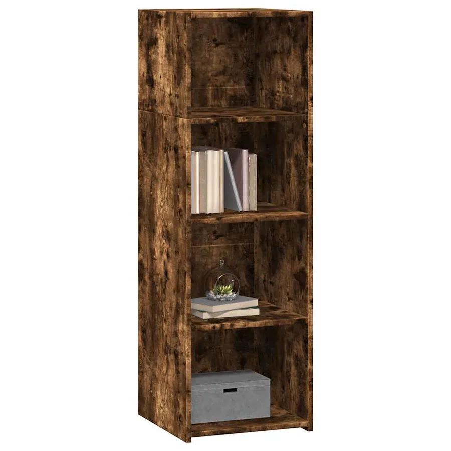 Buffet chêne fumé 40x41x124 cm bois d'ingénierie - 3