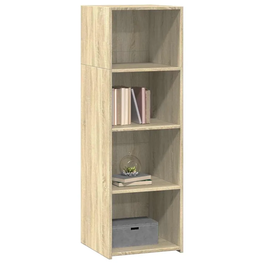 Buffet chêne sonoma 40x41x124 cm bois d'ingénierie - 3