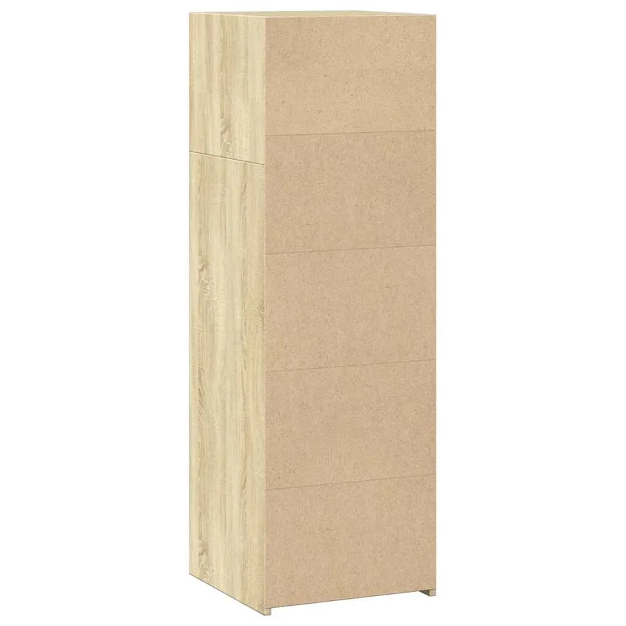 Buffet chêne sonoma 40x41x124 cm bois d'ingénierie - 6