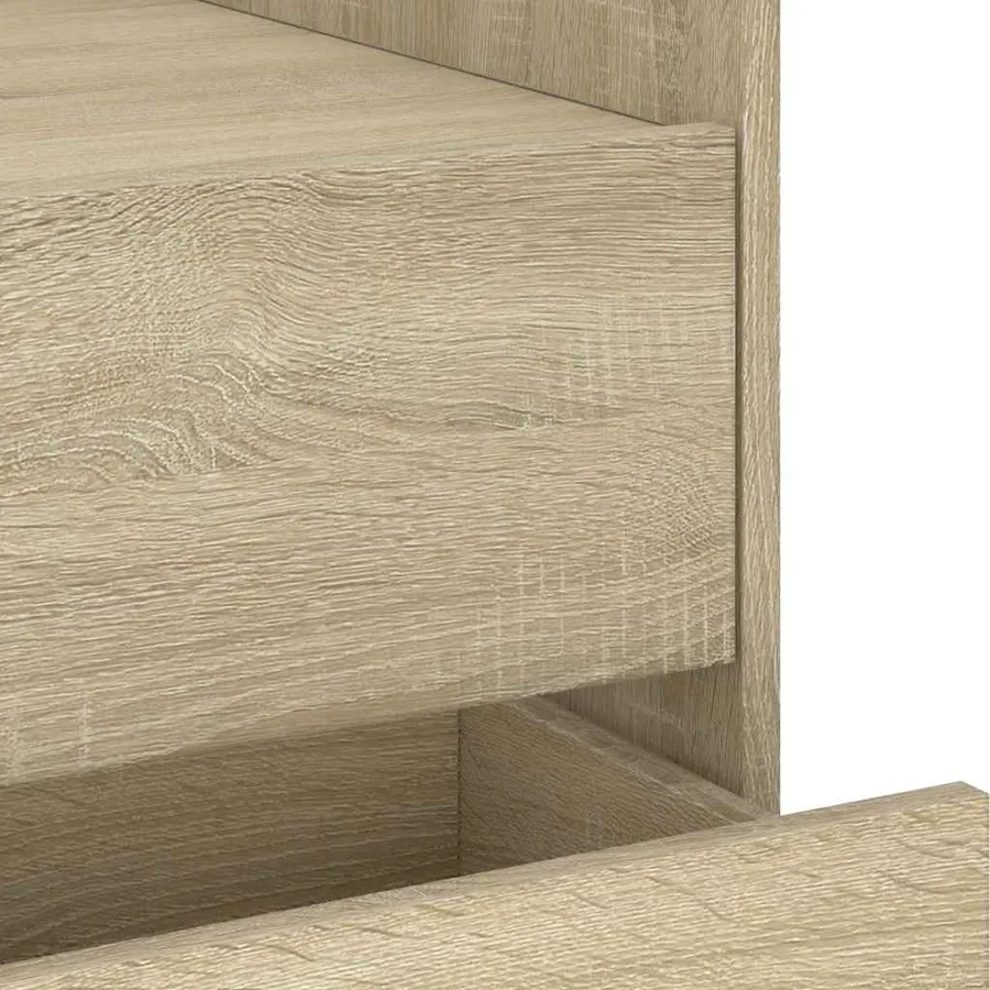 Table de chevet chêne sonoma 45x50x50 cm bois d’ingénierie - 9