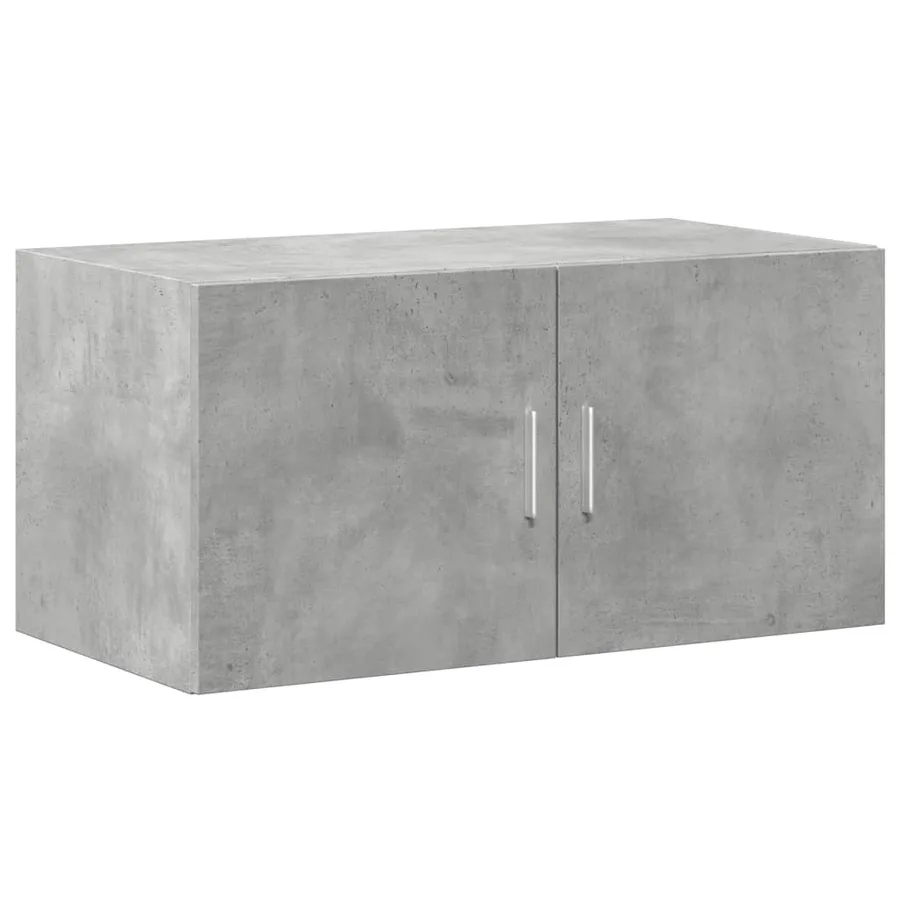 Armoire murale gris béton 80x42,5x40 cm bois d'ingénierie - 2