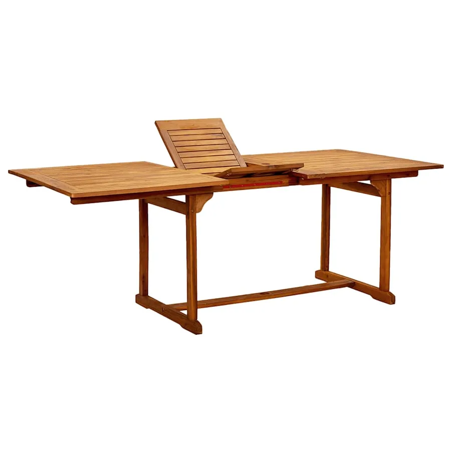 Ensemble à manger de jardin 5pcs bois d'acacia solide textilène - 6