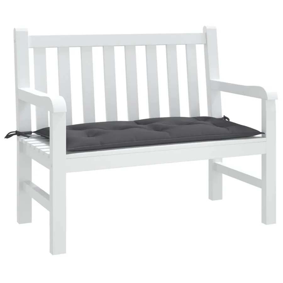 Coussin de banc de jardin anthracite 110x50x7 cm tissu oxford - 3