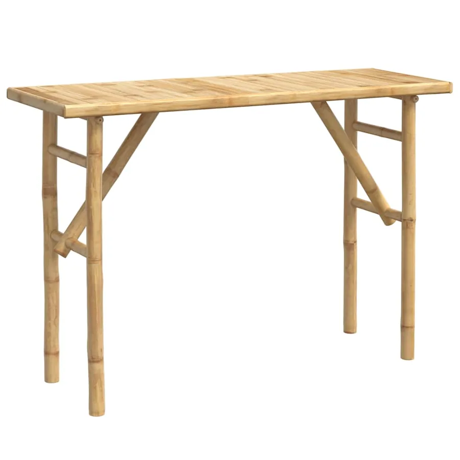 Table console 115x39x75 cm bambou - 2