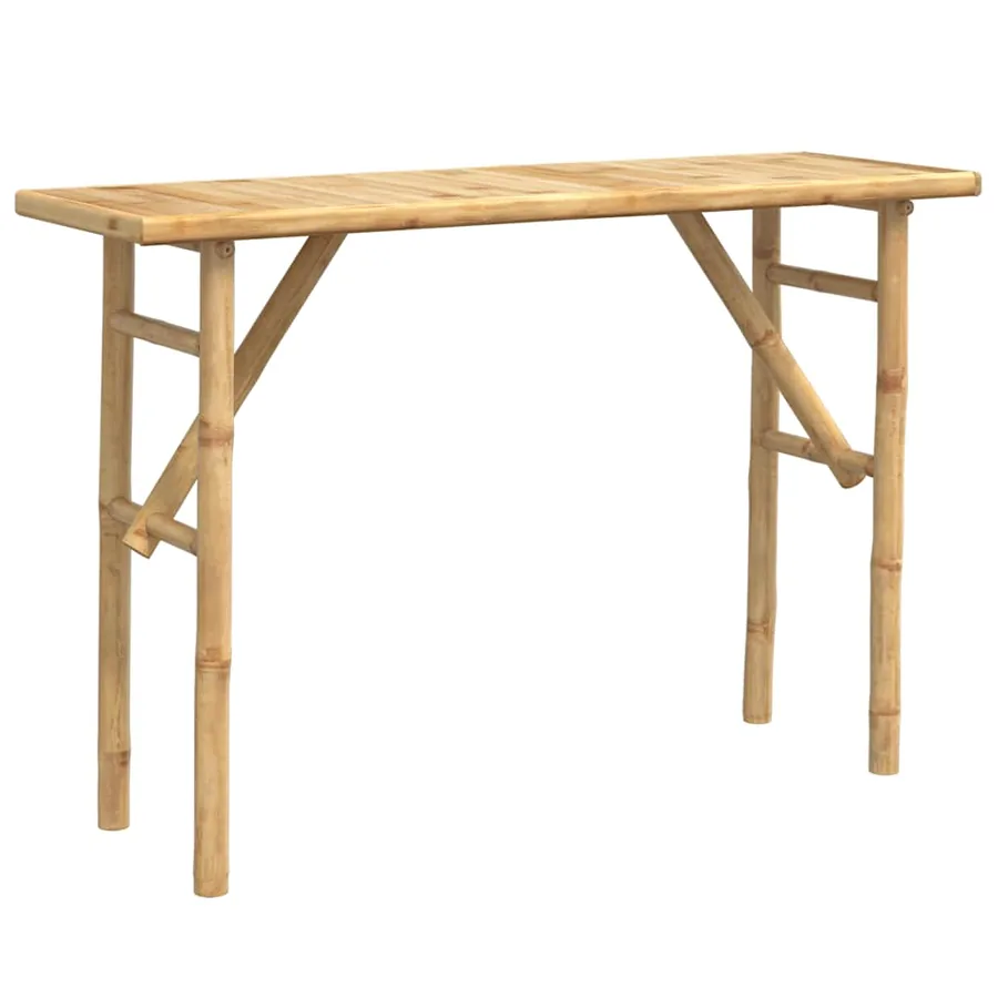 Table console 115x39x75 cm bambou - 5