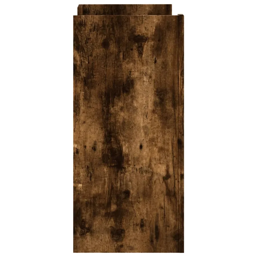 Buffet chêne fumé 73,5x35x75 cm bois d'ingénierie - 5
