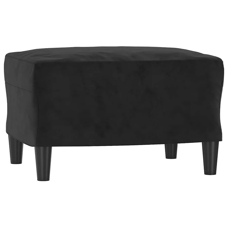 Ensemble de canapés 3 pcs noir velours - 5