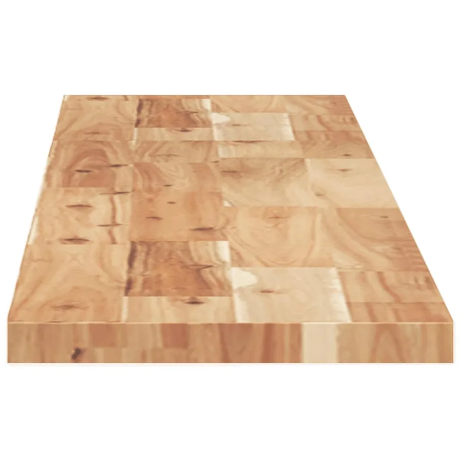 Étagère flottante 120x20x2 cm acacia massif finition à l'huile - 5